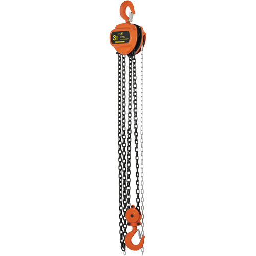 VHC Series Chain Hoists, 10' Lift, 6600 lbs. (3 tons) Capacity, Alloy Steel Chain EastCoast Offshore Supplies