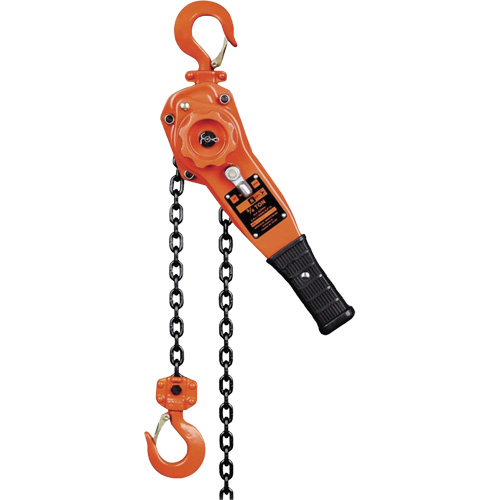 KLP Series Lever Chain Hoists, 5' Lift, 1500 lbs. (0.75 tons) Capacity, Steel Chain EastCoast Offshore Supplies