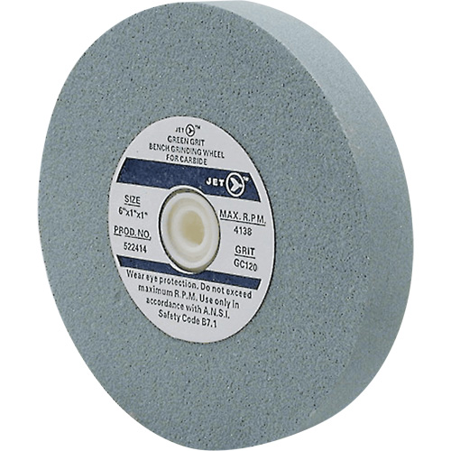 GC675C Meules pour rectifieuses d'&eacute;tabli, 6" x 3/4", Arbre 1", Carbure de silicium EastCoast Offshore Supplies