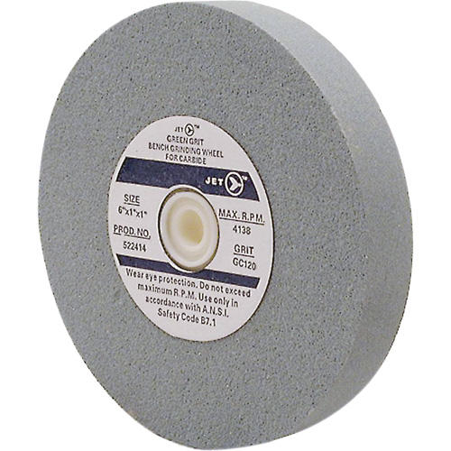 GC675M Meules pour rectifieuses d'&eacute;tabli, 6" x 3/4", Arbre 1", Carbure de silicium EastCoast Offshore Supplies