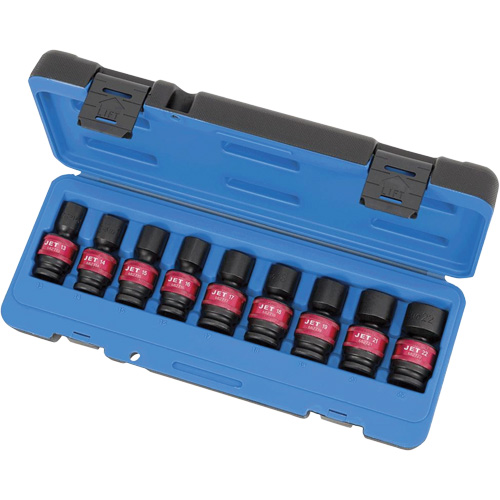 PSU912M Jeux de douilles universelles, 9 Mcx, Chocs, Prise de 1/2" EastCoast Offshore Supplies