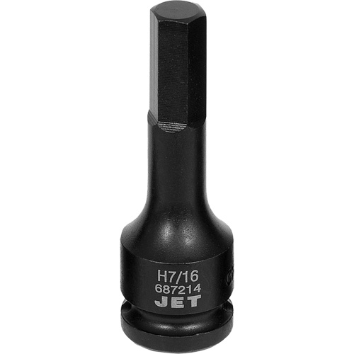 Impact Socket Bits, Hex, 7/16" x 1/2" Drive EastCoast Offshore Supplies