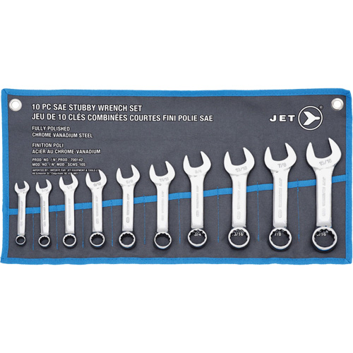SCWS-10S Jeux de cl&eacute;s courtes, Combinaison, 10 morceaux, Imp&eacute;rial EastCoast Offshore Supplies