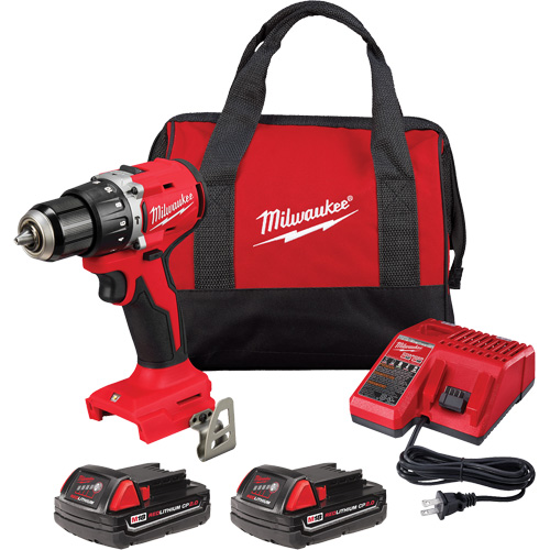 Ensemble perfomarteau/tournevis compact sans balai  M18, Lithium-ion, 18 V, Mandrin 1/2", Couple 550 lb-po EastCoast Offshore Supplies