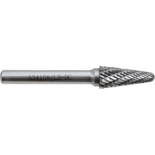 L3-DC Fraise conique 9 JET-KUT (embout rayon), 3/8" dia. EastCoast Offshore Supplies