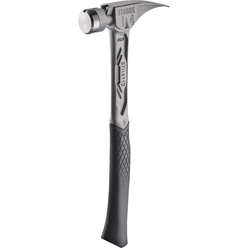 TIBONE Smooth Titanium Framing Hammer, 14 oz., Solid Steel Handle, 15-1/4" L EastCoast Offshore Supplies