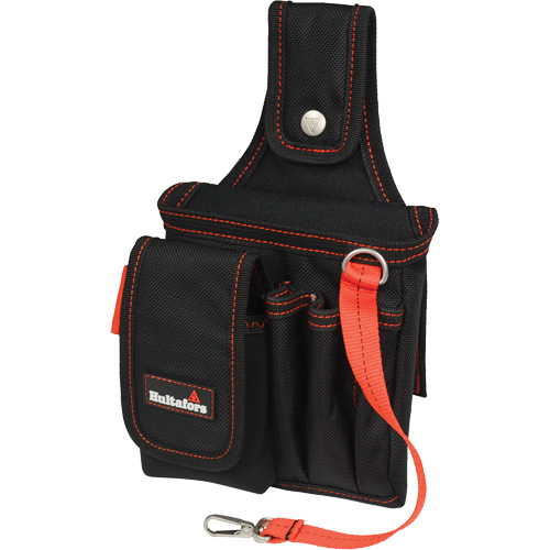 Small Technician's Pouch, Ballistic Polyester, Black/Red EastCoast Offshore Supplies