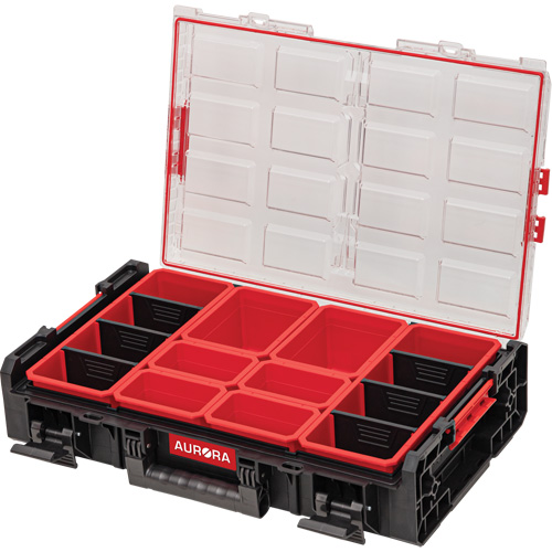 Organisateur 2 fois tr&egrave;s-grand avec bacs Arx, 23" x 15-1/5" x 6-4/5", Noir EastCoast Offshore Supplies