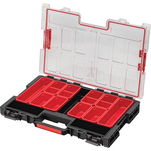 Grand organisateur avec bacs Arx, 21" x 15" x 3", Noir EastCoast Offshore Supplies