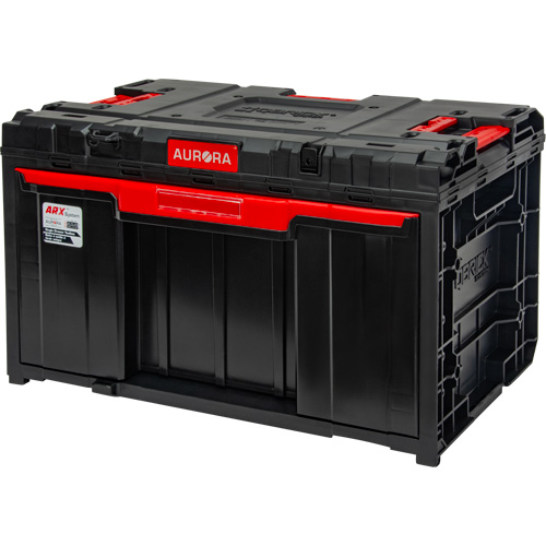 Arx&reg; Single Drawer Toolbox, 11-1/5" W x 18-3/10" D x 9-1/10" H, Black/Red EastCoast Offshore Supplies