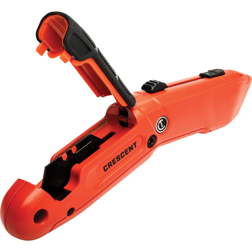 Couteau de s&eacute;curit&eacute; autor&eacute;tractable, 1", Acier, Prise en Aluminium EastCoast Offshore Supplies