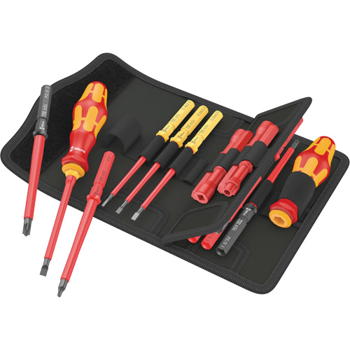 Insulated Screwdriver Set for Slotted Screws, 1000 V, 18 Pcs EastCoast Offshore Supplies