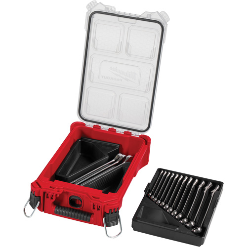 Wrench Set with PackOut Compact Organizer, Combination, 15 Pieces, Metric EastCoast Offshore Supplies