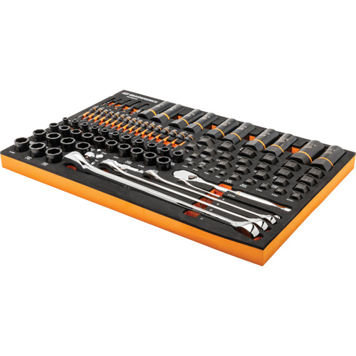 Jeu d'outils pour m&eacute;canicien Bolt Biter dans un plateau de rangement en mousse 97 mcx EastCoast Offshore Supplies