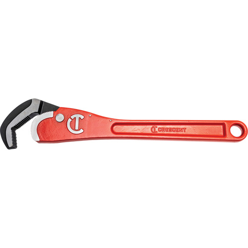Cl&eacute; pour tuyau en acier auto-ajustable, Cap des m&acirc;choires 2-1/2", Longueur 16", Fini Rev&ecirc;tement en poudre, Prise Non-ergonomique EastCoast Offshore Supplies