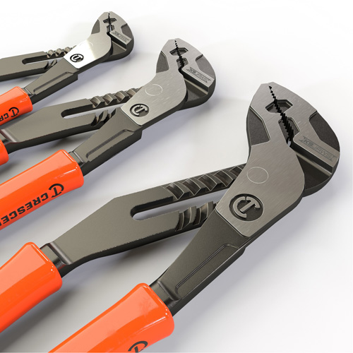 Jeu de pinces bouvet&eacute;es avec manche tremp&eacute; et m&acirc;choire droite Z2 K9, 3 Morceaux EastCoast Offshore Supplies