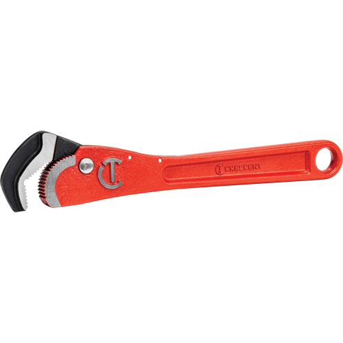 Self-Adjusting Pipe Wrench, 1-1/2" Jaw Capacity, 12" Long, Powder Coated Finish, Non-Ergonomic Handle EastCoast Offshore Supplies
