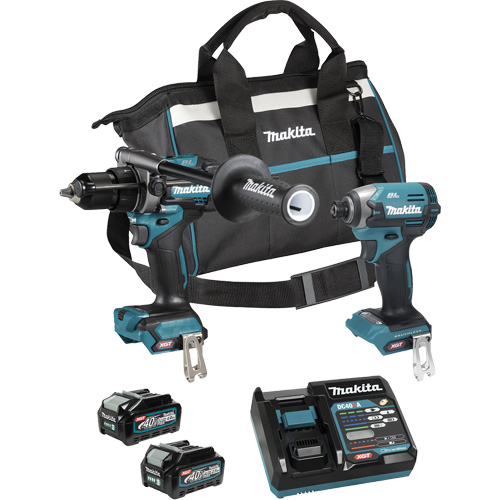 Ensemble 2 outils &agrave; moteur sans balai XGT, Lithium-ion, 40 V EastCoast Offshore Supplies