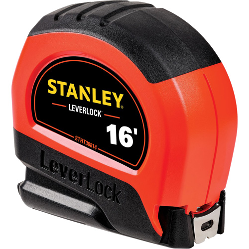 High-Visibility LEVERLOCK&reg; Tape Measure, 16', Imperial Graduations EastCoast Offshore Supplies