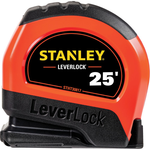 Ruban &agrave; mesurer haute visibilit&eacute; LEVERLOCK, 25', Marques de goujon Imp&eacute;rial EastCoast Offshore Supplies