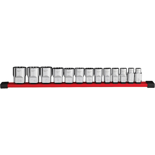 Jeu de douilles SAE &agrave; 12 pans, 13 Mcx, Prise de 1/2" EastCoast Offshore Supplies