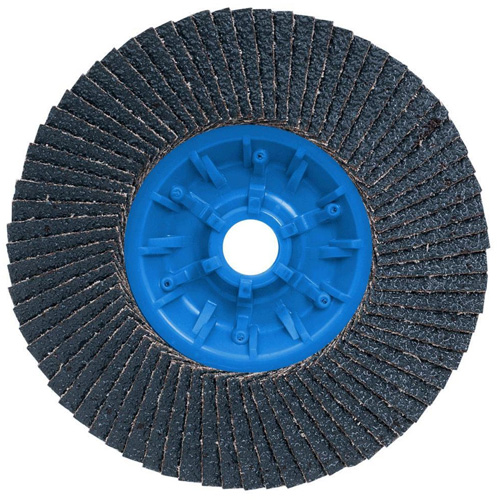 POWERBLEND TRM QC Flap Disc, 5" x 5/8"-11, Type 27, Z40 Grit, Zirconia Alumina EastCoast Offshore Supplies