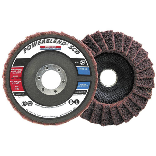 POWERBLEND SCD Surface Conditioning Flap Disc, 5" x 7/8", Type 29, Medium Grit EastCoast Offshore Supplies