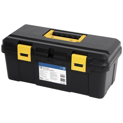 JPTB-19 Plastic Hand Tool Box, 19" W x 9" D x 8" H, Black EastCoast Offshore Supplies