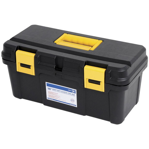 JPTB-16 Plastic Hand Tool Box, 16" W x 8" D x 7-1/2" H, Black EastCoast Offshore Supplies