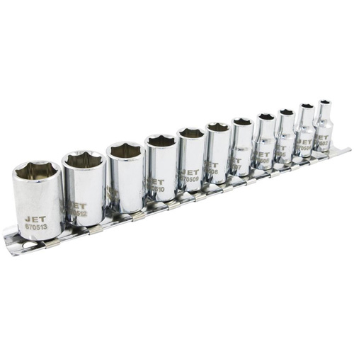 Jeu de douilles m&eacute;triques &agrave; 6 pans SS1411M-6, 11 Mcx, Prise de 1/4" EastCoast Offshore Supplies