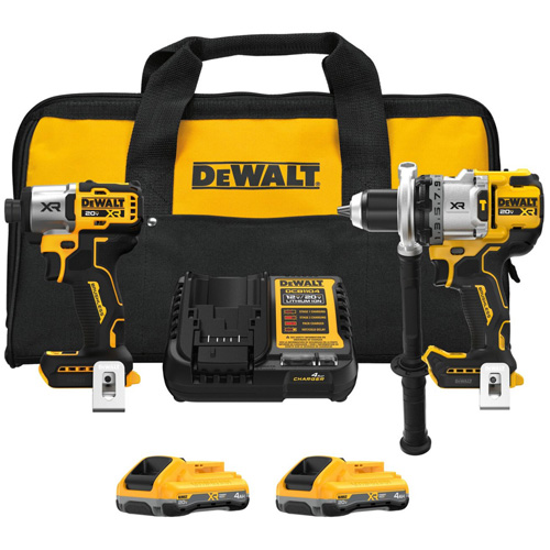 Combo 2 outils MAX XR – Perceuse &agrave; percussion 3 vitesses et visseuse &agrave; chocs, batteries XR POWERPACK*, Lithium-ion, 20 V EastCoast Offshore Supplies