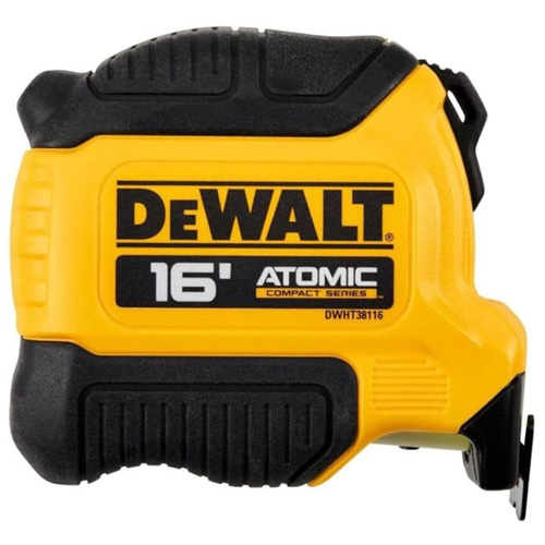 ATOMIC COMPACT SERIES Tape Measure, 16', Imperial Graduations EastCoast Offshore Supplies