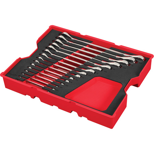 SAE Wrench Set with Tray for PACKOUT Drawers, Ratcheting Combination, 15 Pieces, Imperial EastCoast Offshore Supplies