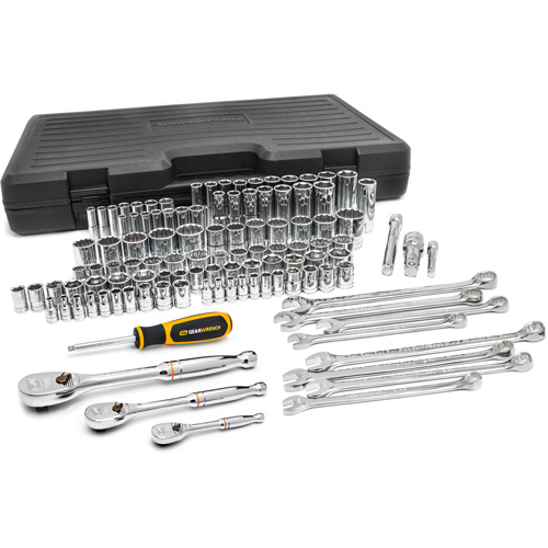 1/4", 3/8" & 1/2" Drive 6 & 12 Point Standard & Deep SAE/Metric Mechanics Tool Set EastCoast Offshore Supplies