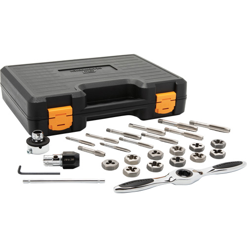 SAE Ratcheting Tap & Die Set, 27 Pieces EastCoast Offshore Supplies