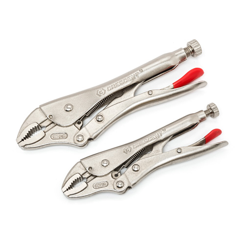 Curved Jaw Locking Pliers with Wire Cutter Set, 2 Pieces EastCoast Offshore Supplies