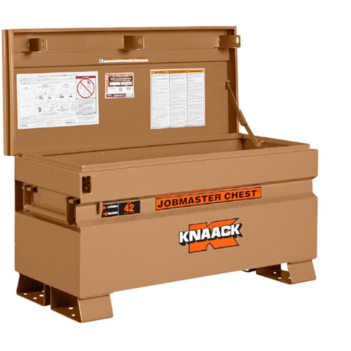 Model 42 Jobsite Chest with Padlock, 42" x 19" x 23-3/8", Steel, Tan EastCoast Offshore Supplies