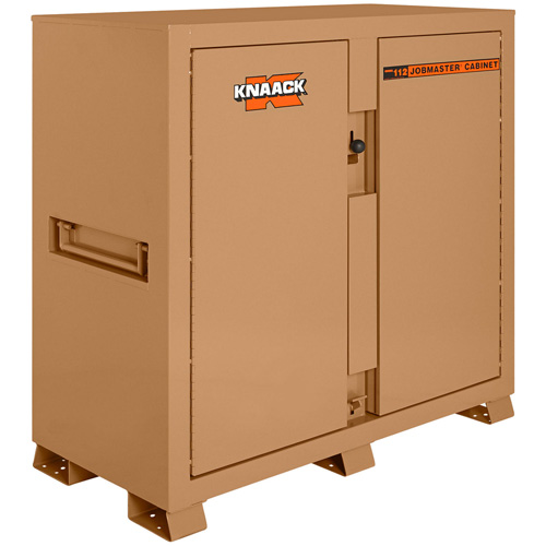 Model 112 Jobsite Cabinet with Padlock, Steel, 54.9 Cubic Feet, Tan EastCoast Offshore Supplies