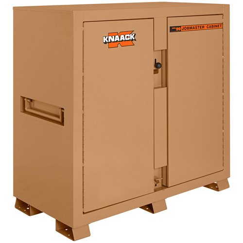 Model 99 Jobsite Cabinet with Double Doors & 2 Padlocks, Steel, 59.4 Cubic Feet, Tan EastCoast Offshore Supplies