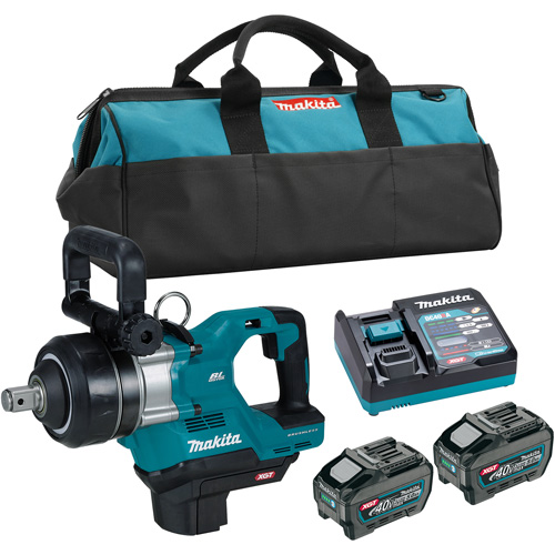 Trousse cl&eacute; &agrave; chocs 1" &agrave; enclume courte sans balai 40Vmax XGT, 40 V, Mandrin 1" EastCoast Offshore Supplies