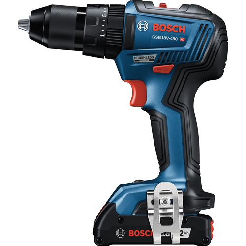 EC Brushless 1/2 In. Hammer Drill/Driver Kit, 1/2" Chuck, 18 V EastCoast Offshore Supplies