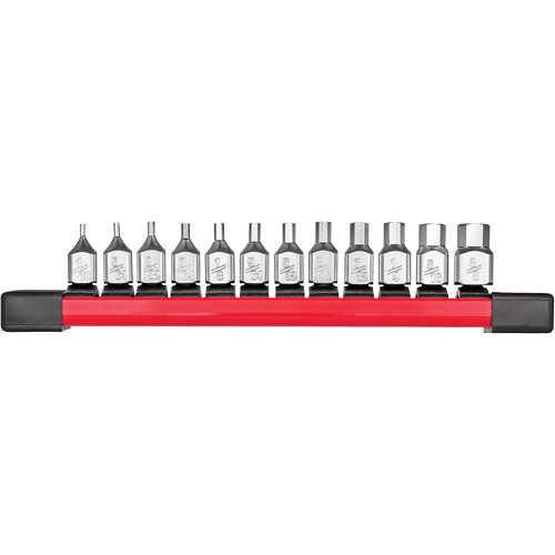 Jeu de douilles longues &agrave; embouts SAE, Hexagonale, Prise 1/4", 12 mr EastCoast Offshore Supplies