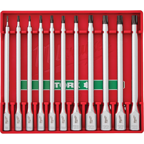 Jeu de douilles &agrave; embouts longues, Torx, Prise 1/4"/3/8", 11 mr EastCoast Offshore Supplies