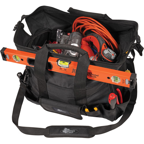 Phantom Collection 18" Contractor's Tool Bag, Ballistic Polyester, 25 Pockets, Black EastCoast Offshore Supplies