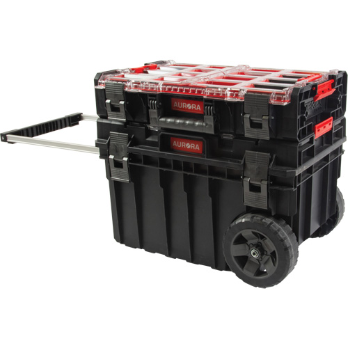 2-Piece Arx&reg; Rolling Tool Chest Set, 23-4/5" x 16" x 20-3/5", Black EastCoast Offshore Supplies