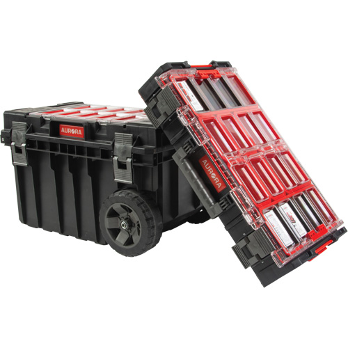 2-Piece Arx&reg; Rolling Tool Chest Set, 23-4/5" x 16" x 20-3/5", Black EastCoast Offshore Supplies
