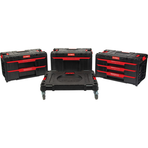 4-Piece Arx&reg; Dolly with Swivel Casters Set, 23-1/10" x 15" x 22-1/2", Black EastCoast Offshore Supplies