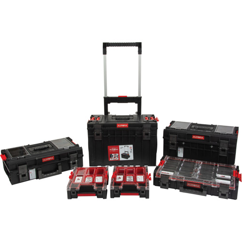 5-Piece Arx&reg; Rolling Toolbox Base Set, 25-1/5" x 19" x 54-3/5", Black EastCoast Offshore Supplies