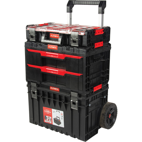 3-Piece Arx&reg; Rolling Toolbox Base Set, 25-1/5" x 19" x 42-2/5", Black EastCoast Offshore Supplies
