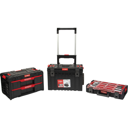 3-Piece Arx&reg; Rolling Toolbox Base Set, 25-1/5" x 19" x 42-2/5", Black EastCoast Offshore Supplies